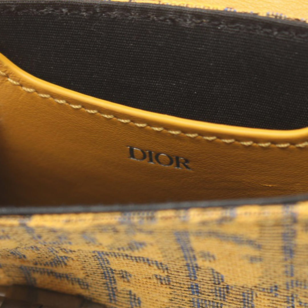 Dior Nano Oblique Lock Pouch Crossbody Jaune – GABY PARIS Authentique