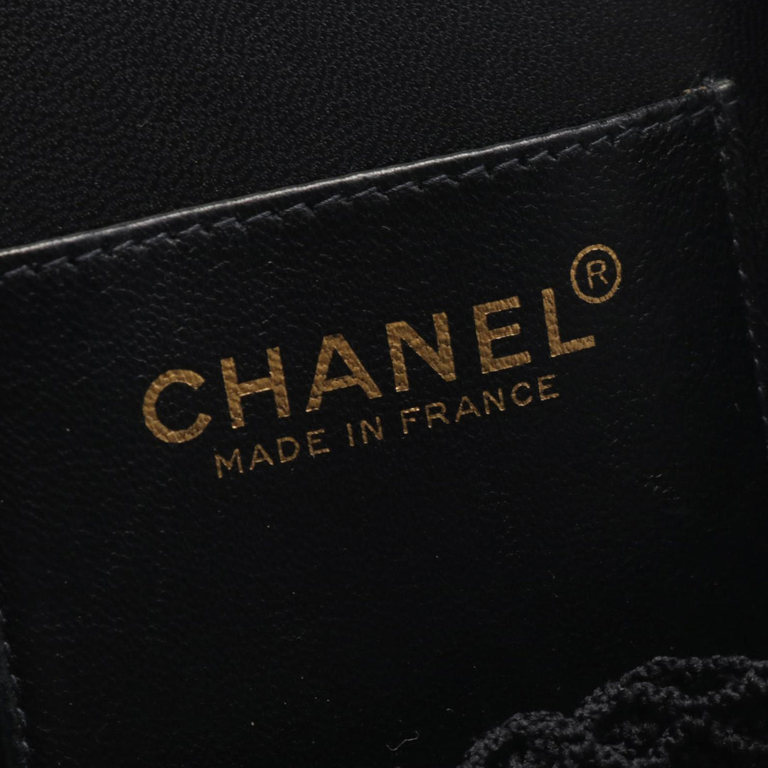 Chanel Cuir d’agneau and Satin Camellia Flower Evening Bag Noir – GABY PARIS Authentique