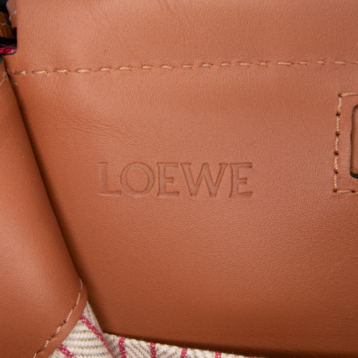 LOEWE Small Toile Cushion Cabas Rose – GABY PARIS Authentique