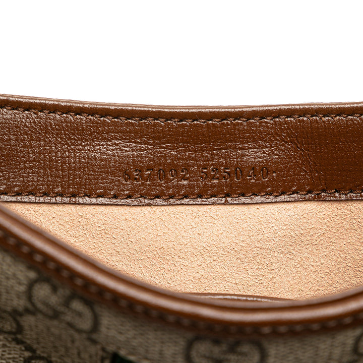 Gucci Mini GG Supreme Web Jackie 1961 Sac porté croisé Marron – GABY PARIS Authentique