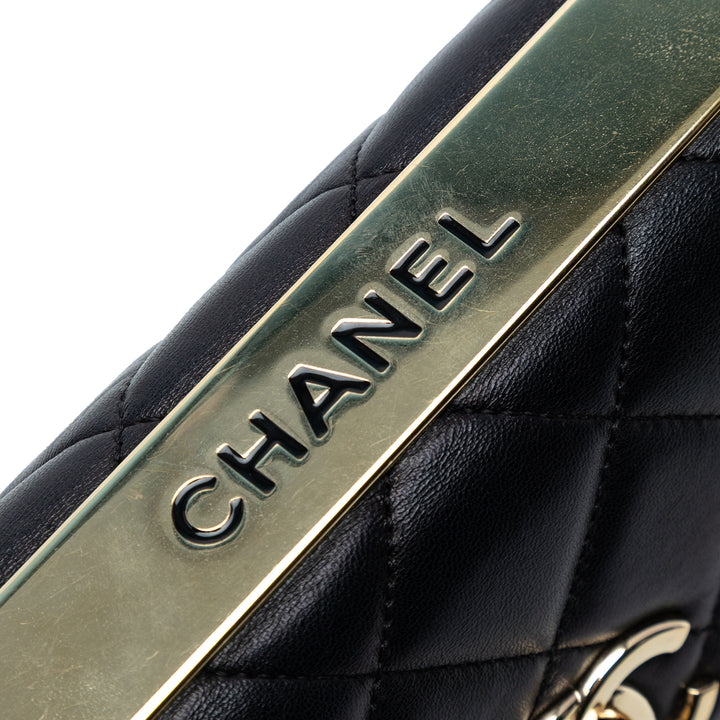 Chanel Medium Quilted Cuir d’agneau Trendy CC Flap Noir – GABY PARIS Authentique
