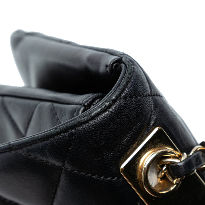 Chanel Medium Quilted Cuir d’agneau Trendy CC Flap Noir – GABY PARIS Authentique