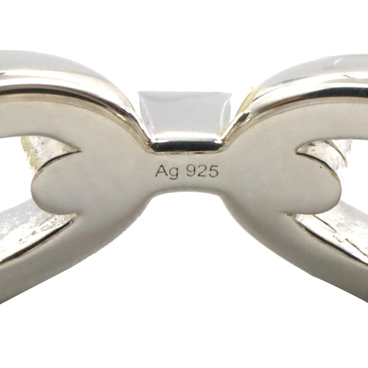 Hermès Sterling Argenté Chaine d Ancre Chain Bague Argenté – GABY PARIS Authentique