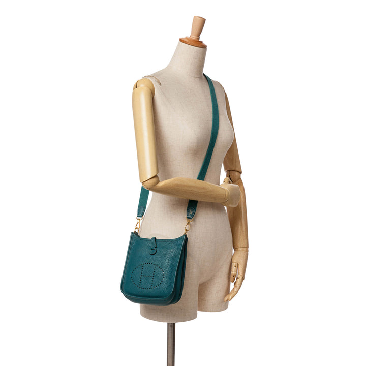 Hermès Clemence Evelyne III TPM Bleu