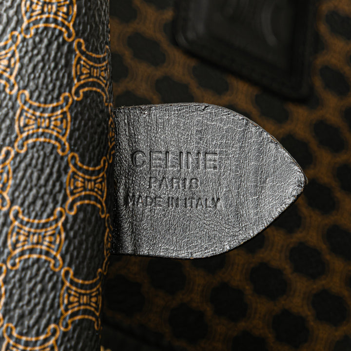 Celine Macadam Coated Canvas Travel Bag Brown - gabyparis.fr