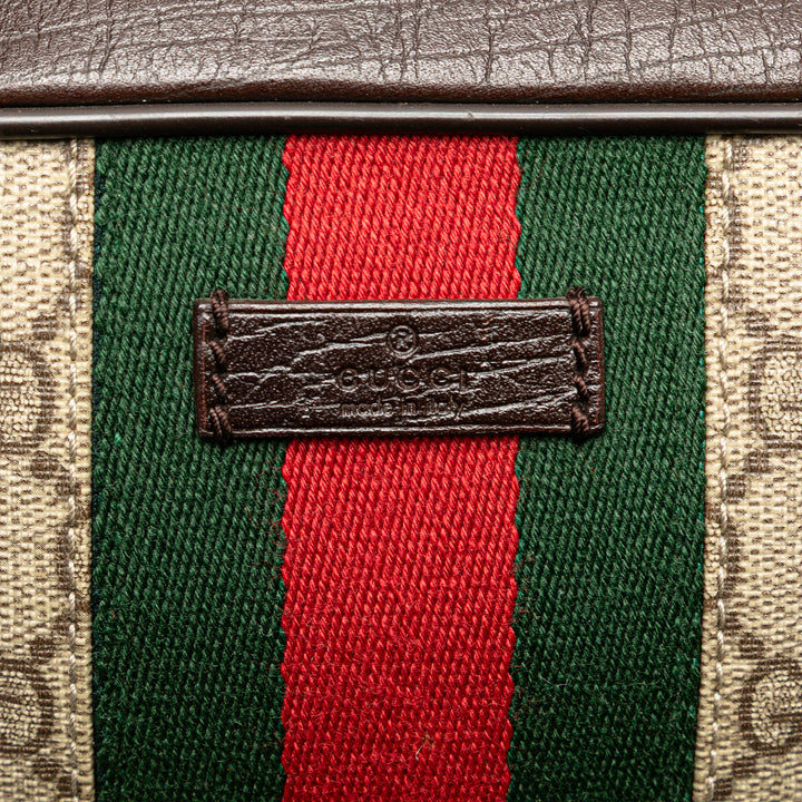 Gucci GG Supreme Web Crossbody Marron – GABY PARIS Authentique
