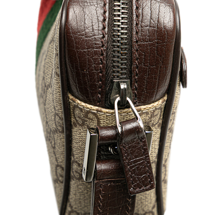 Gucci GG Supreme Web Crossbody Marron – GABY PARIS Authentique