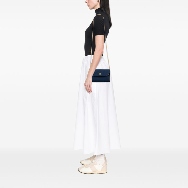 Dior Diorissimo Trotter Toile Chain Sac porté croisé Bleu – GABY PARIS Authentique