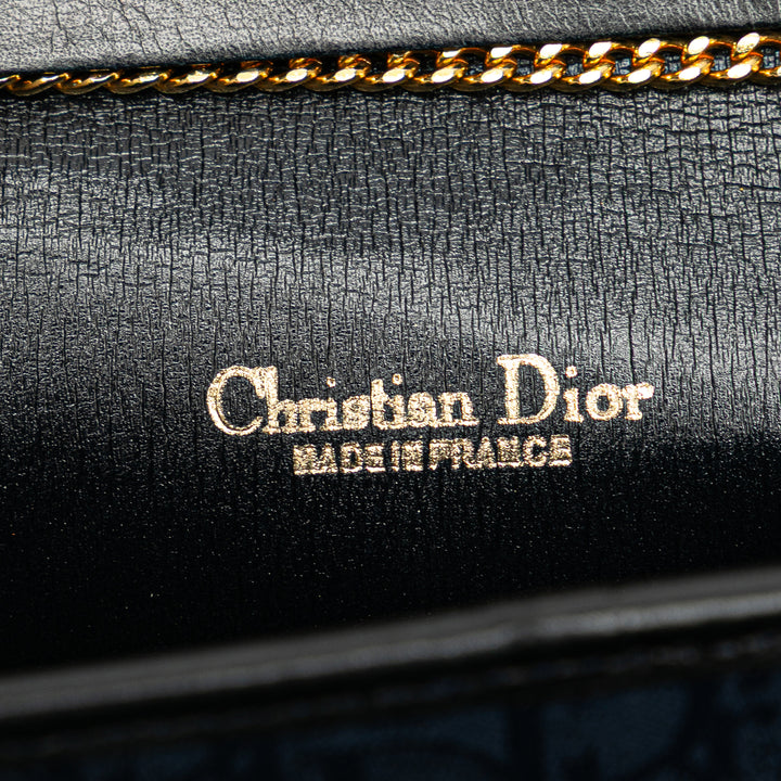 Dior Diorissimo Trotter Toile Chain Sac porté croisé Bleu – GABY PARIS Authentique