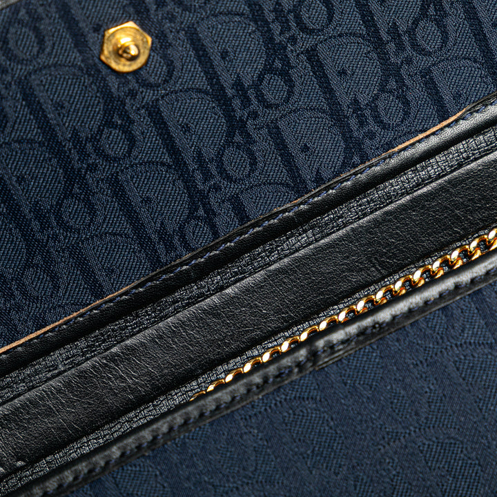 Dior Diorissimo Trotter Toile Chain Sac porté croisé Bleu – GABY PARIS Authentique