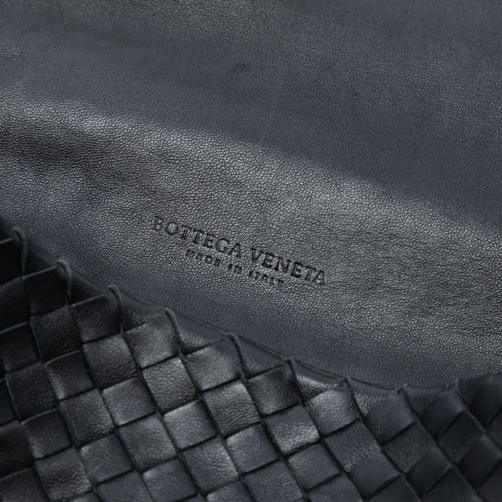 Bottega Veneta Nappa Intrecciato Flap Sac porté croisé Noir – GABY PARIS Authentique