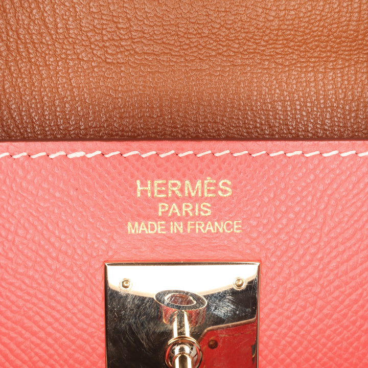 Hermès Epsom Candy Kelly II Retourne 35 Rose