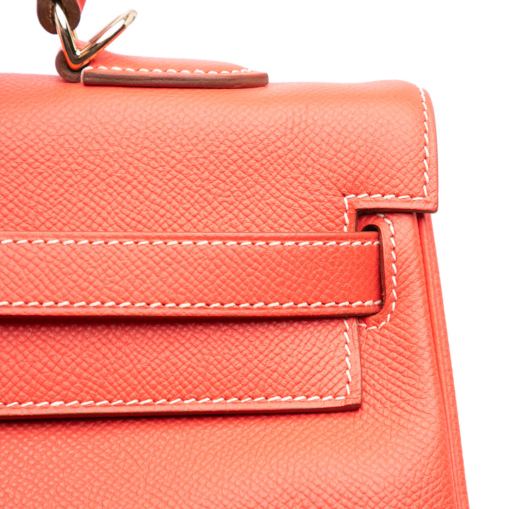 Hermès Epsom Candy Kelly II Retourne 35 Rose