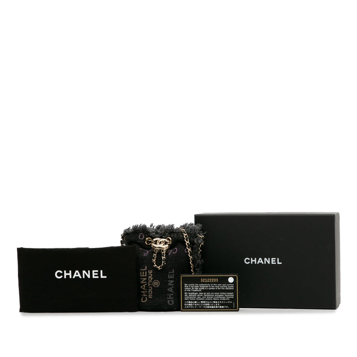 Chanel Mini Denim Mood Bucket with Chain Gris – GABY PARIS Authentique