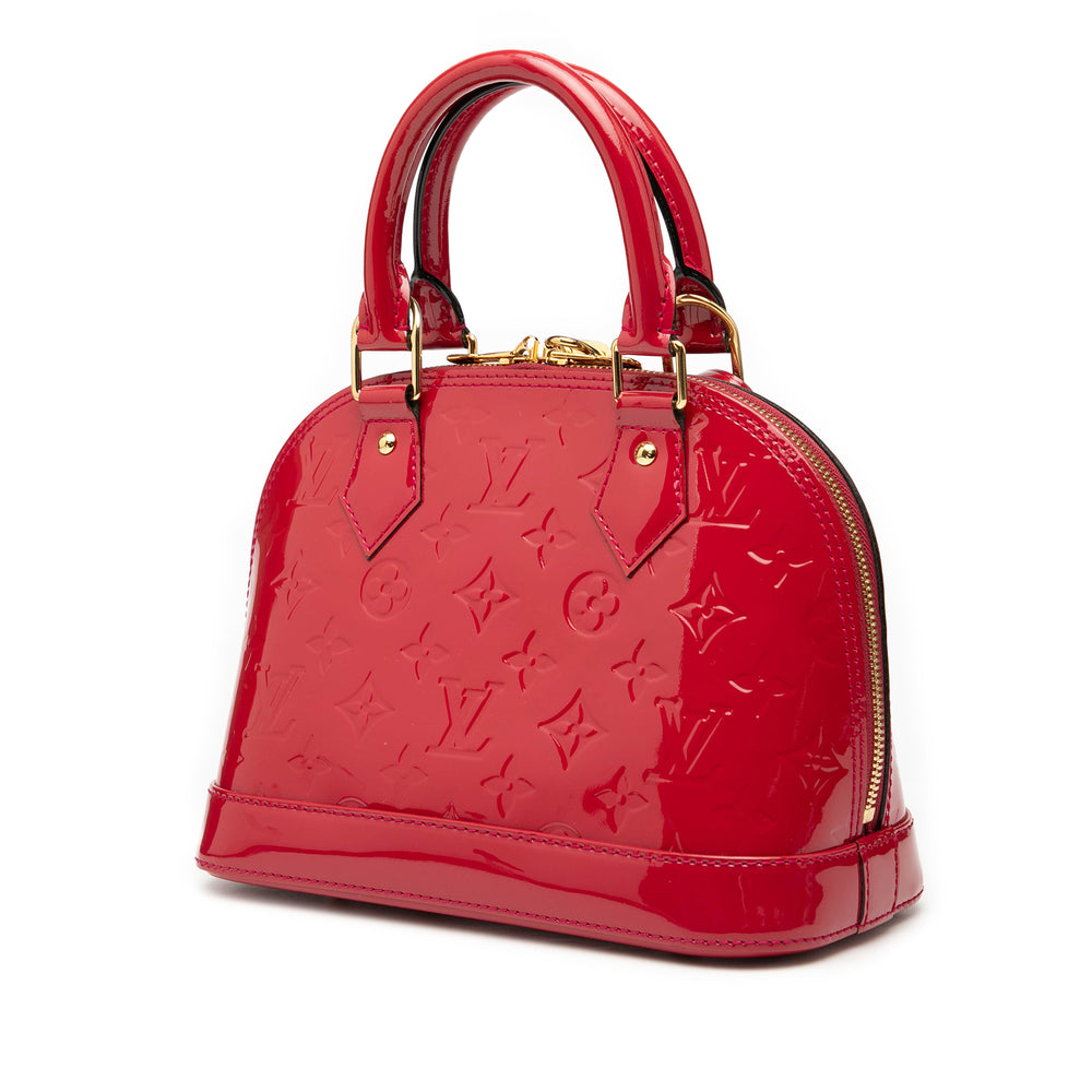 Louis Vuitton Monogram Vernis Alma BB Rouge – GABY PARIS Authentique