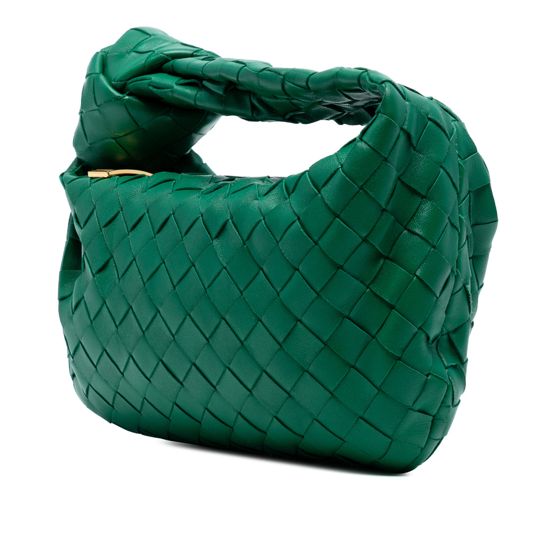Bottega Veneta Mini Nappa Intrecciato Jodie Vert – GABY PARIS Authentique