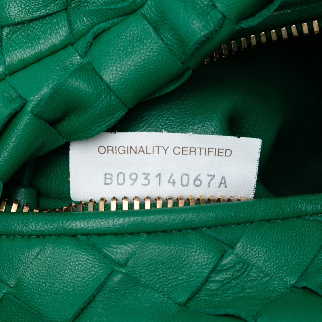 Bottega Veneta Mini Nappa Intrecciato Jodie Vert – GABY PARIS Authentique