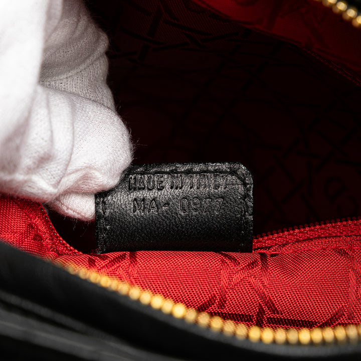 Dior Large Cuir d’agneau Cannage Lady Dior Noir – GABY PARIS Authentique