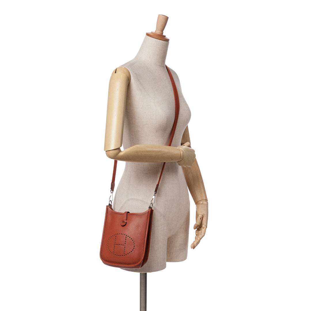 Hermès Clemence Evelyne 16 TPM Marron