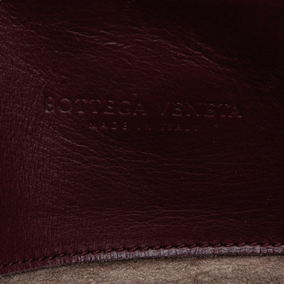 Bottega Veneta Medium Nappa Intrecciato Roma Cabas Rouge – GABY PARIS Authentique