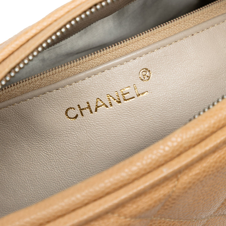 Chanel CC Quilted Caviar Sac caméra Marron – GABY PARIS Authentique
