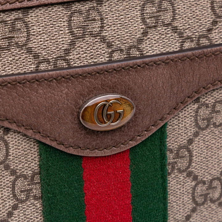 Gucci Medium GG Supreme Ophidia Sac porté croisé Marron – GABY PARIS Authentique
