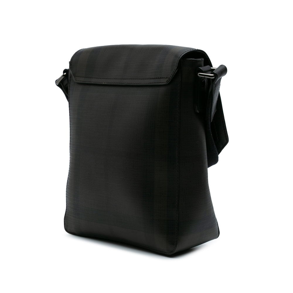 Burberry Smoke Check Coated Toile Crossbody Marron – GABY PARIS Authentique
