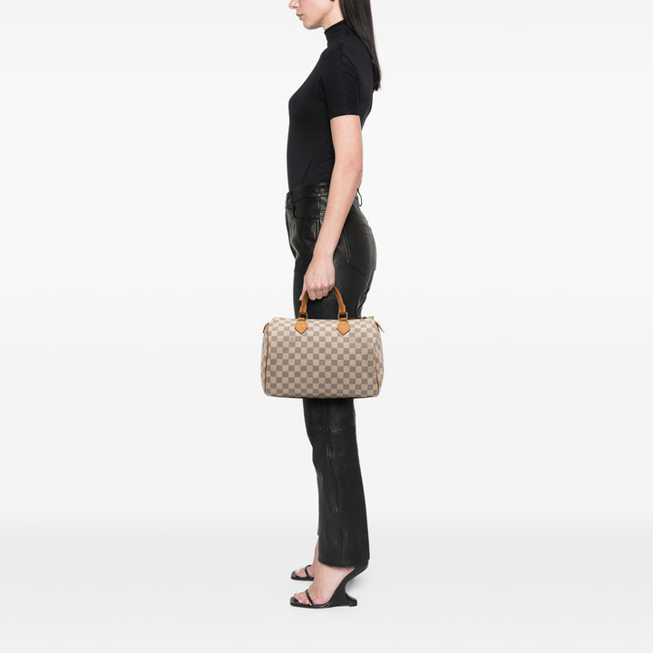 Louis Vuitton Damier Azur Speedy 30 Blanc – GABY PARIS Authentique