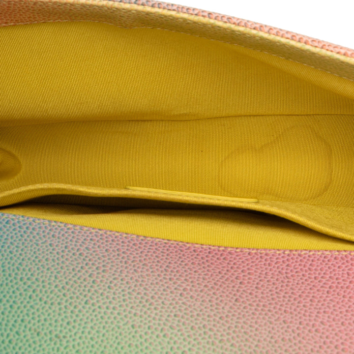 Chanel Old Medium Quilted Caviar Rainbow Boy Flap Rose – GABY PARIS Authentique