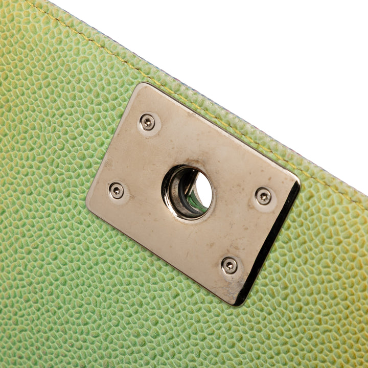 Chanel Old Medium Quilted Caviar Rainbow Boy Flap Rose – GABY PARIS Authentique