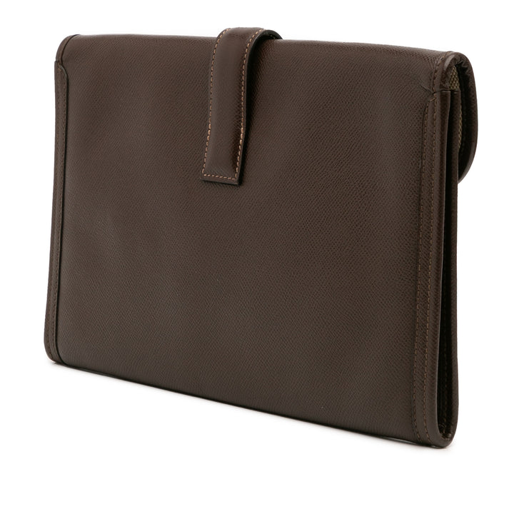 Hermès Epsom Jige PM Marron – GABY PARIS Authentique