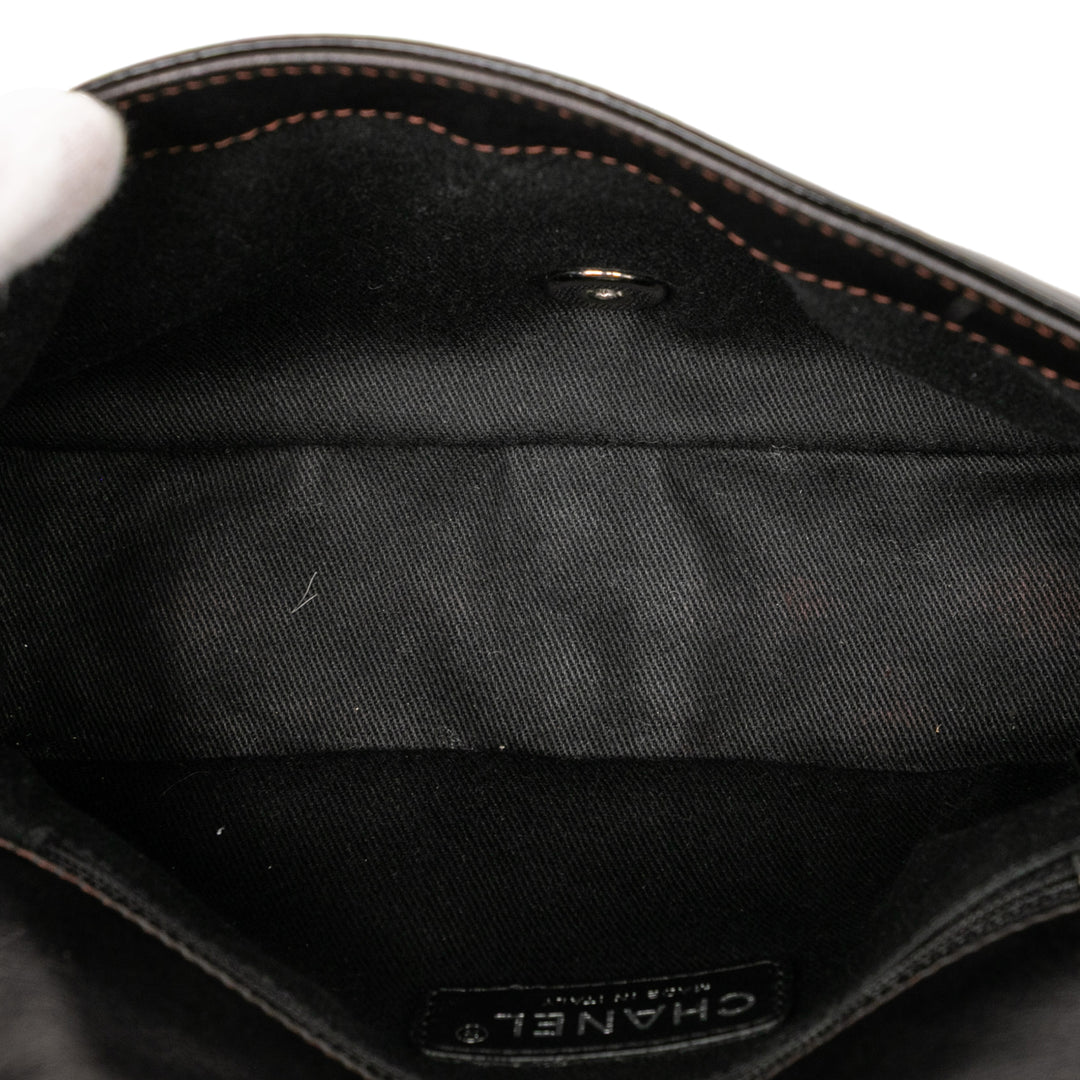 Chanel Small Quilted Cuir verni Coco Shine Flap Noir – GABY PARIS Authentique