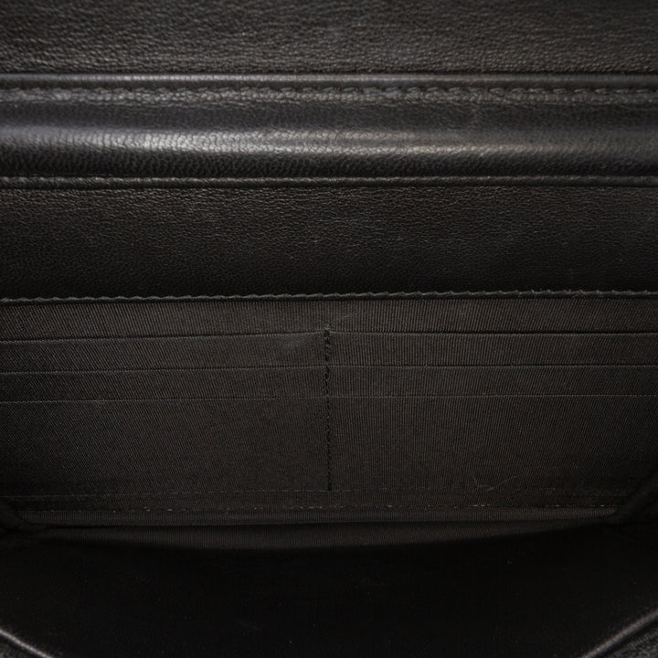 Chanel Cuir d’agneau Crystal Studded Boy Wallet on Chain Noir – GABY PARIS Authentique