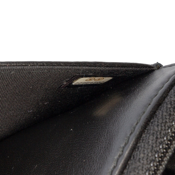 Chanel Cuir d’agneau Crystal Studded Boy Wallet on Chain Noir – GABY PARIS Authentique