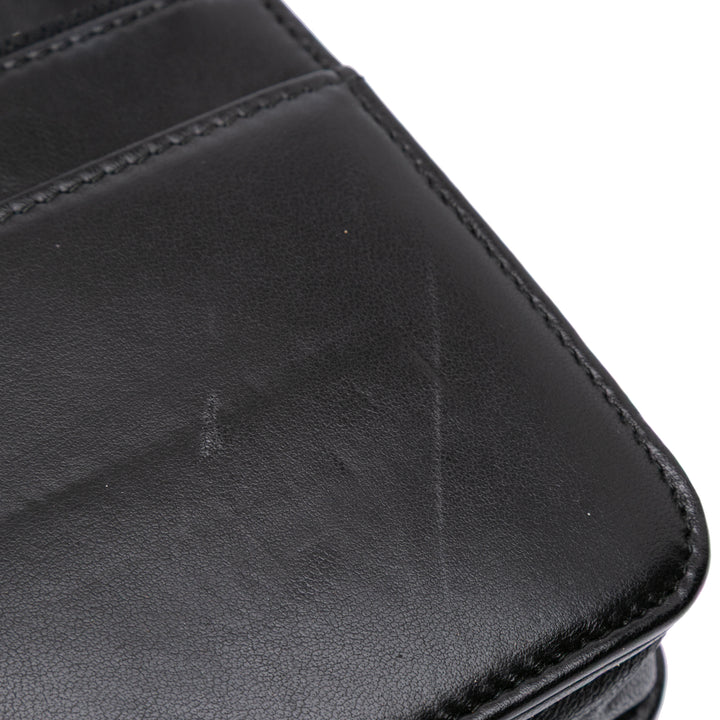 Chanel Cuir d’agneau Crystal Studded Boy Wallet on Chain Noir – GABY PARIS Authentique