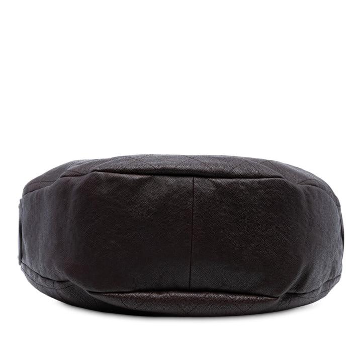 Chanel Large CC Caviar Outdoor Ligne Hobo Marron – GABY PARIS Authentique