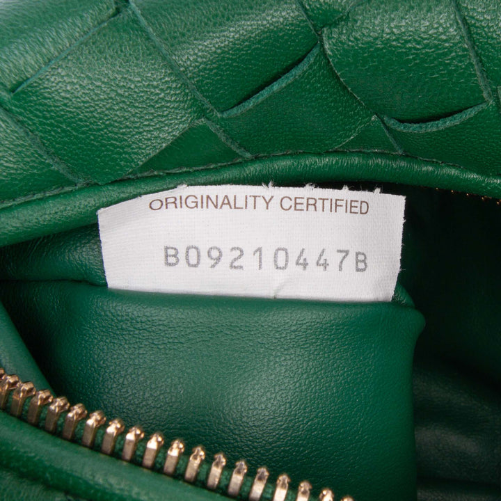 Bottega Veneta Mini Nappa Intrecciato Jodie Vert