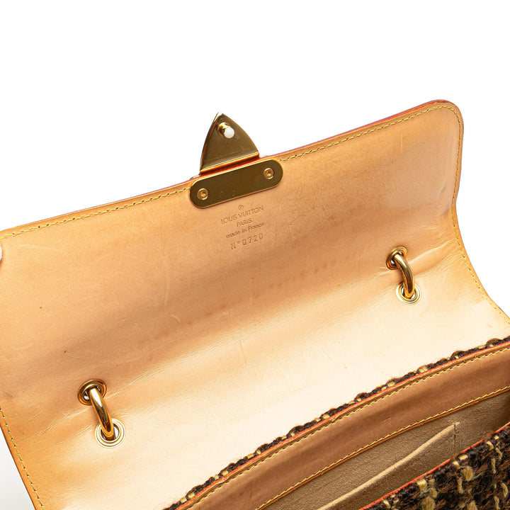 Louis Vuitton Limited Edition Monogram Vinyl Tweedy Rabat Marron – GABY PARIS Authentique