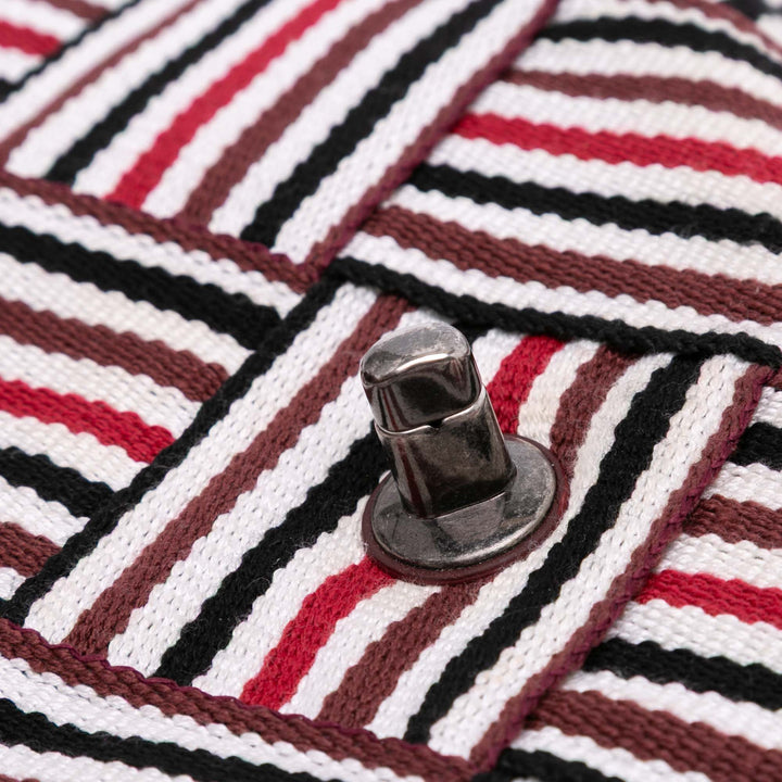 Chanel CC Toile Stripe Flap Blanc – GABY PARIS Authentique