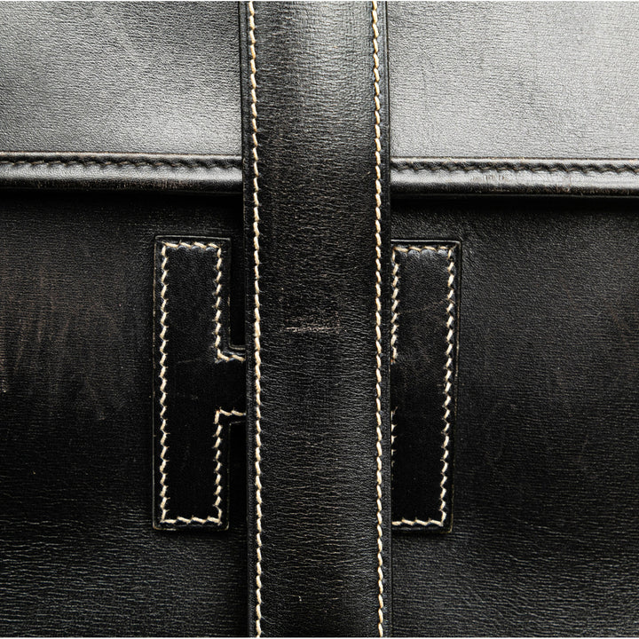 Hermès Box Calf Jige 29 Noir – GABY PARIS Authentique