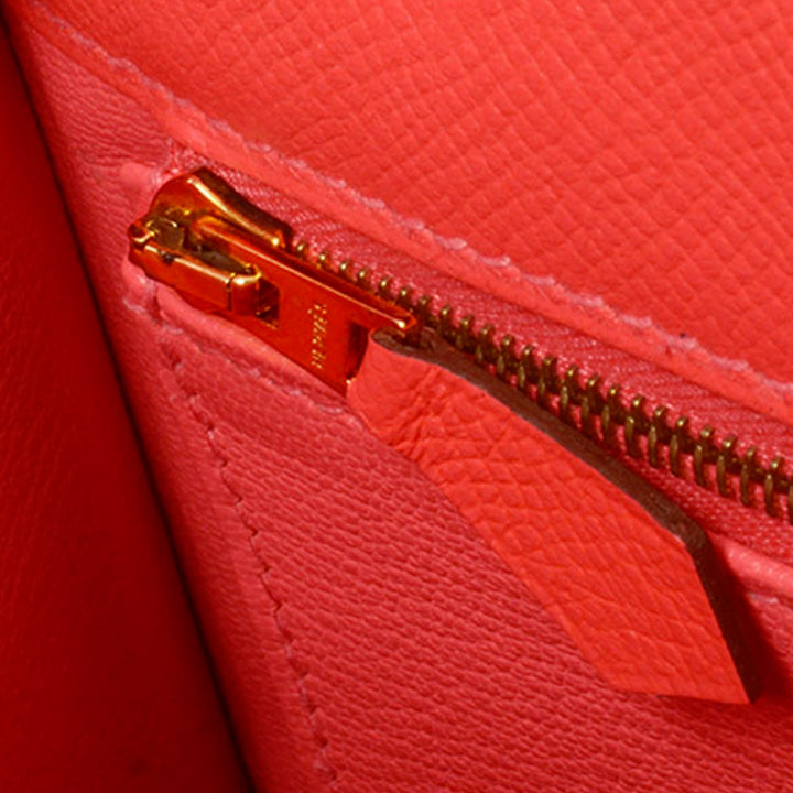 Hermès Epsom Kelly Sellier 28 Rose
