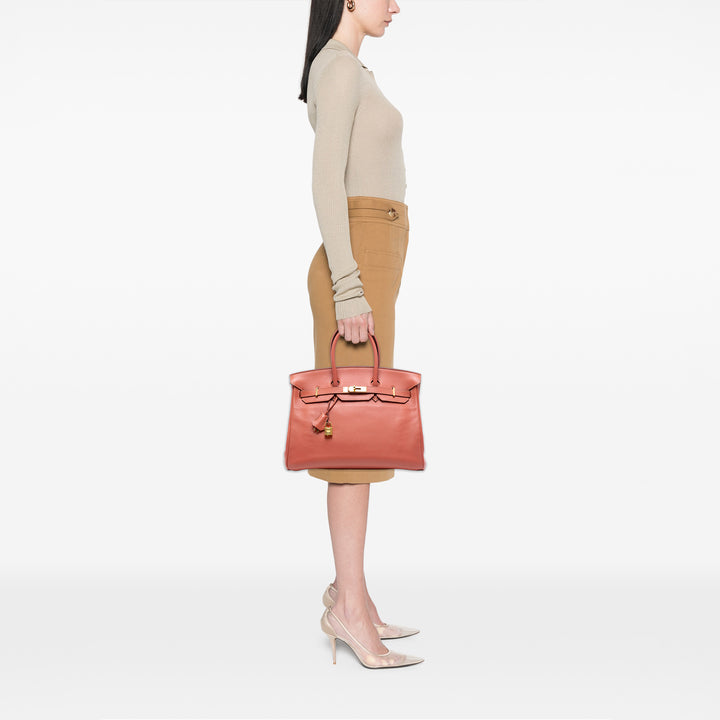 Hermès Swift Birkin Retourne 35 Rose – GABY PARIS Authentique