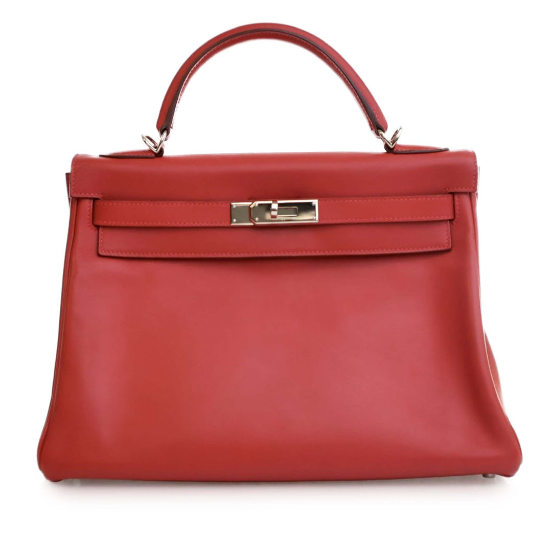 Hermès Swift Kelly II Retourne 32 Rouge – GABY PARIS Authentique