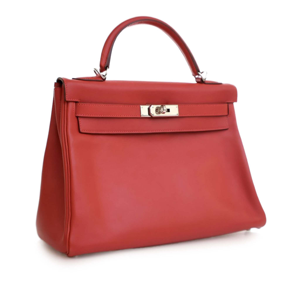 Hermès Swift Kelly II Retourne 32 Rouge – GABY PARIS Authentique