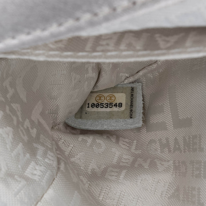 Chanel Satin Embellished Mirror Flap with Chain Argenté – GABY PARIS Authentique