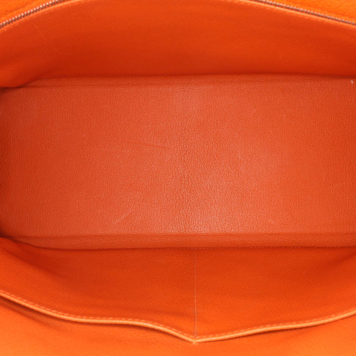 Hermès Togo Kelly II Retourne 35 Orange – GABY PARIS Authentique