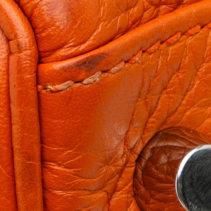 Hermès Togo Kelly II Retourne 35 Orange – GABY PARIS Authentique