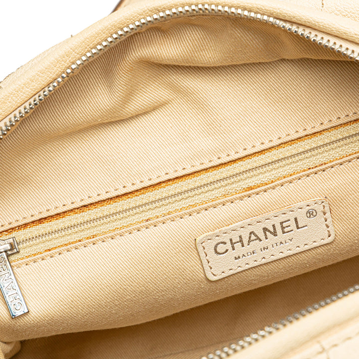 Chanel Goatskin Square Stitch Essential Bowler Marron – GABY PARIS Authentique