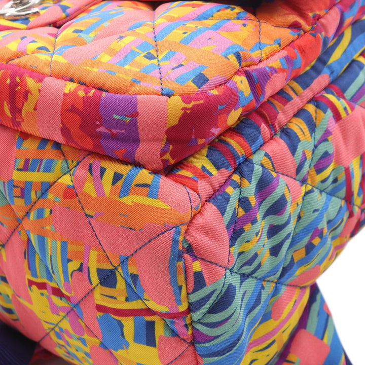Chanel Quilted and Printed Nylon Foulard Sac à dos Rose – GABY PARIS Authentique