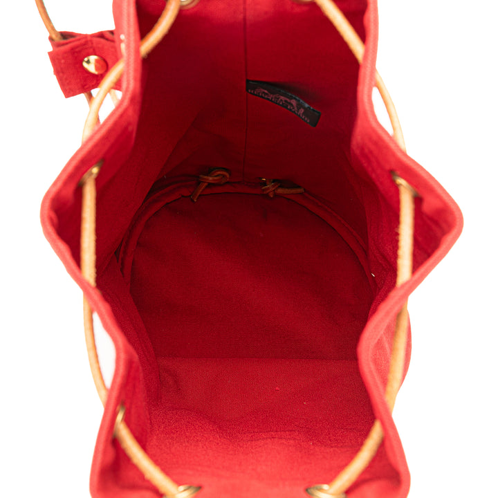 Hermès Toile Polochon Mimile Rouge – GABY PARIS Authentique